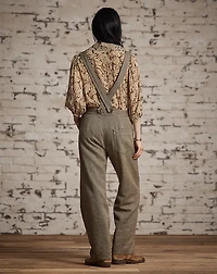 Wool-Blend Herringbone Overall