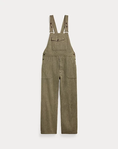 Wool-Blend Herringbone Overall