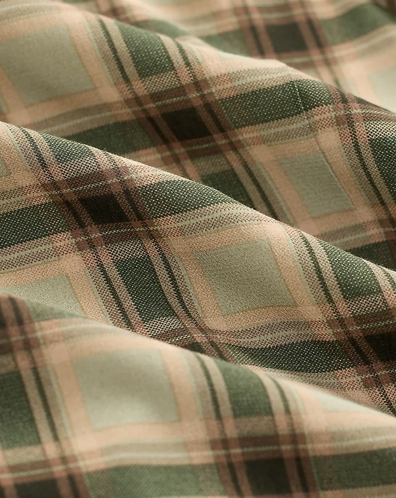 Ombré Plaid Marocain Blouse
