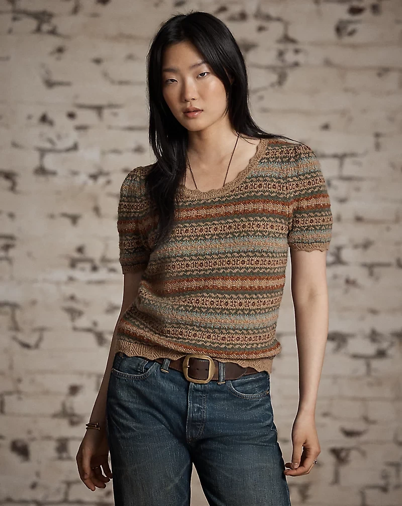 Fair Isle Wool Jacquard Sweater