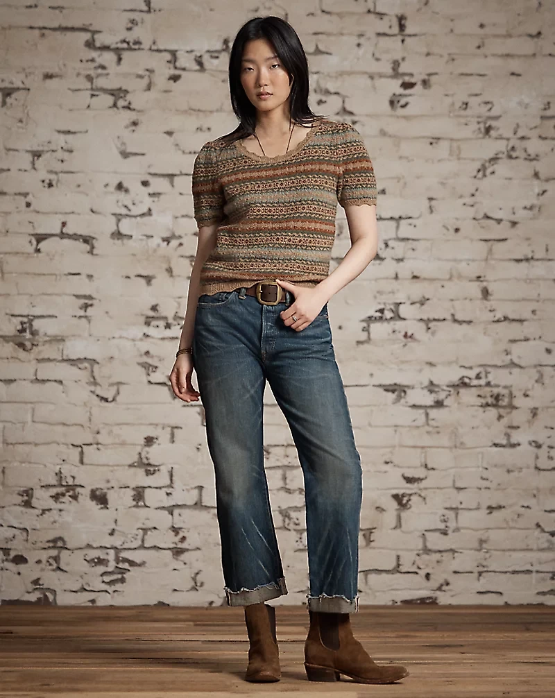 Fair Isle Wool Jacquard Sweater