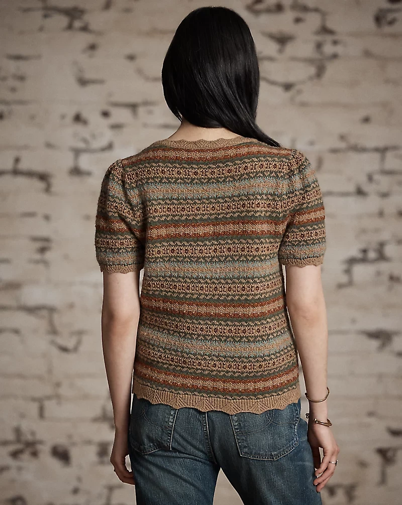 Fair Isle Wool Jacquard Sweater