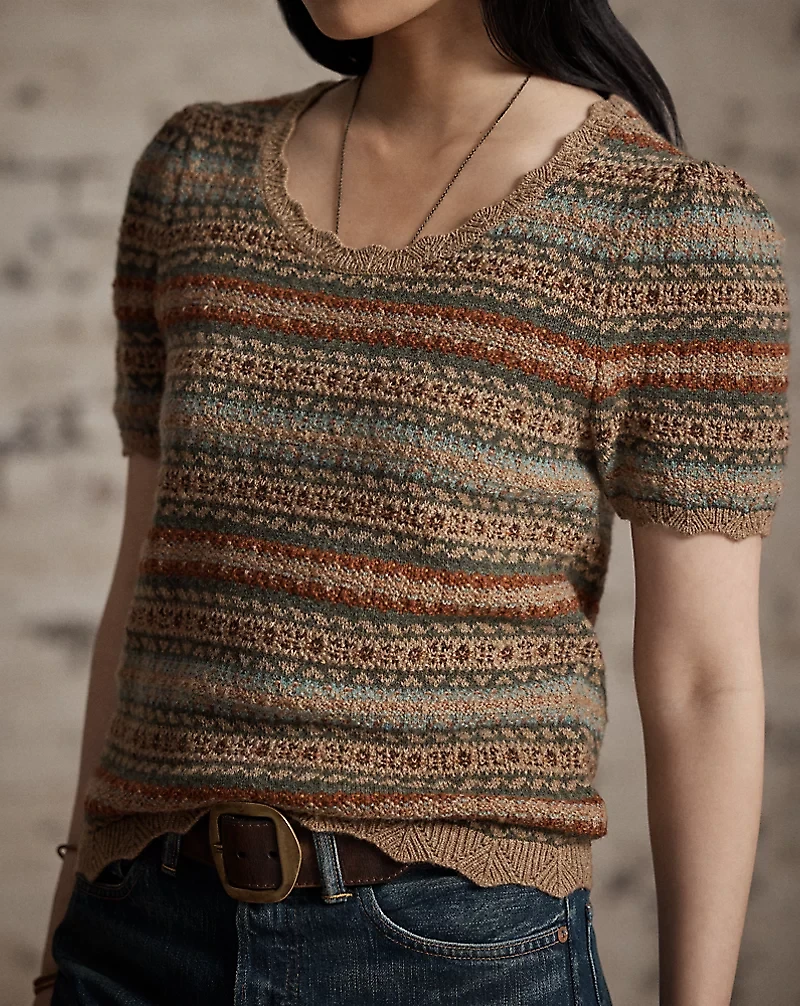 Fair Isle Wool Jacquard Sweater