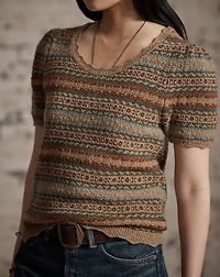 Fair Isle Wool Jacquard Sweater