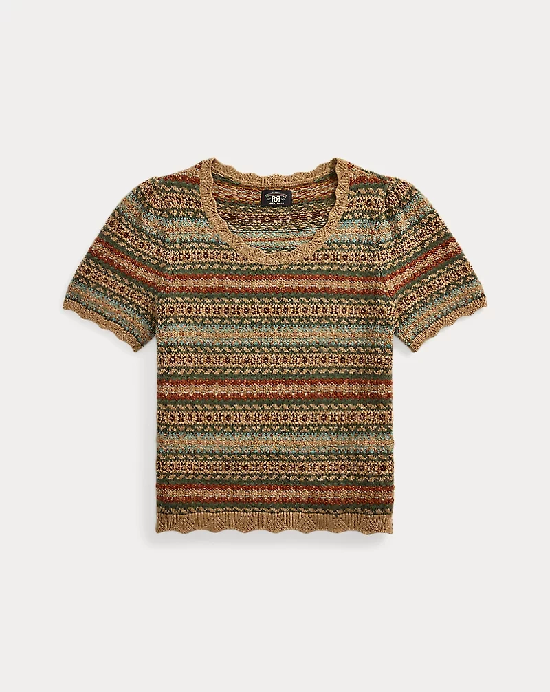 Fair Isle Wool Jacquard Sweater