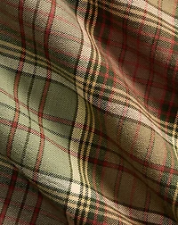Plaid Cotton Twill Shirtdress