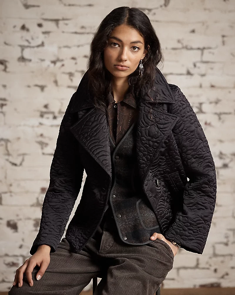 Quilted Satin Jacket