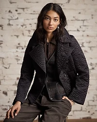 Quilted Satin Jacket