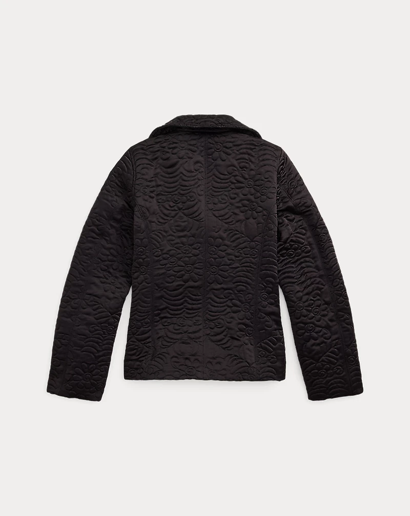 Quilted Satin Jacket