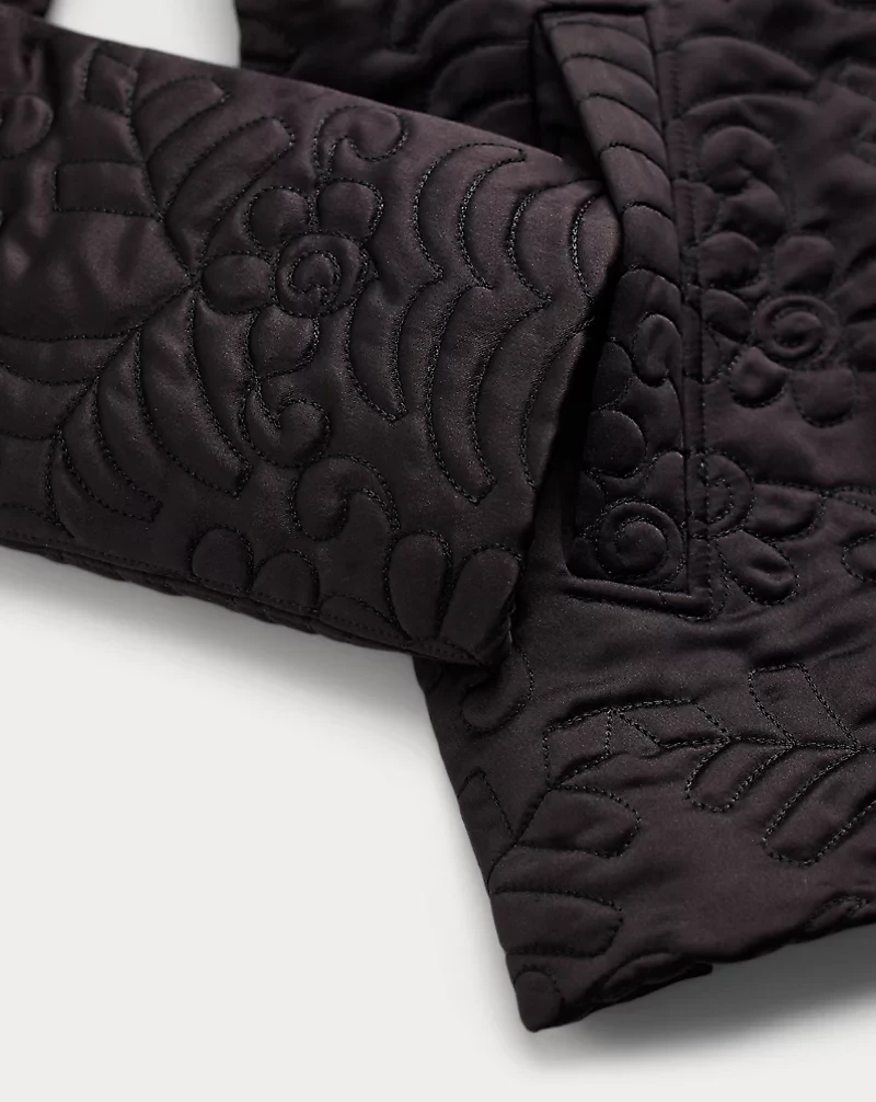 Quilted Satin Jacket