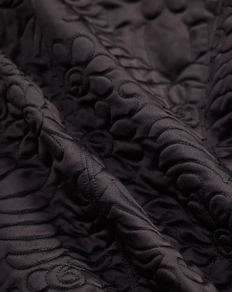 Quilted Satin Jacket