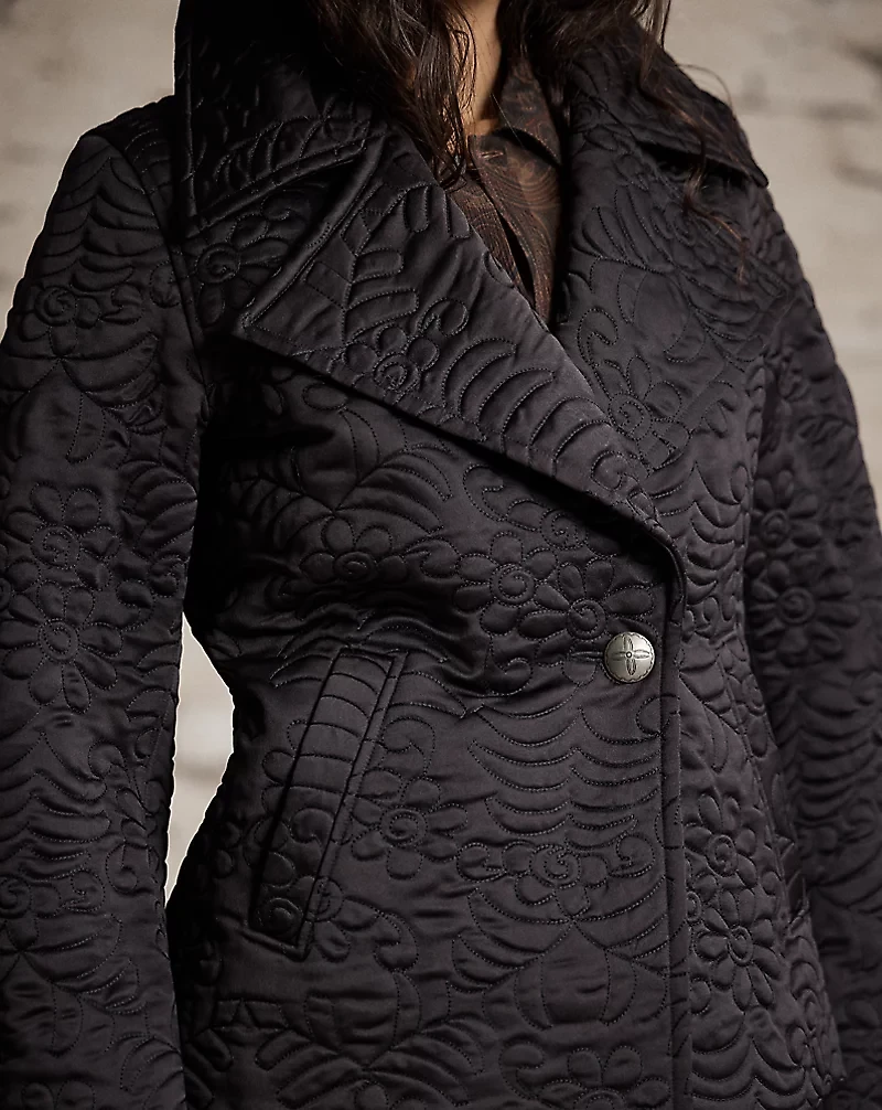 Quilted Satin Jacket