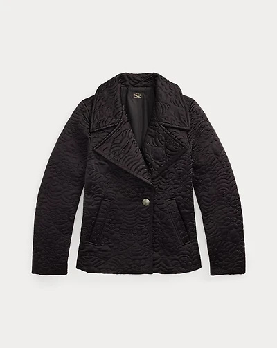 Quilted Satin Jacket