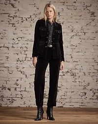 Cotton Velvet Jacket