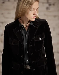 Cotton Velvet Jacket