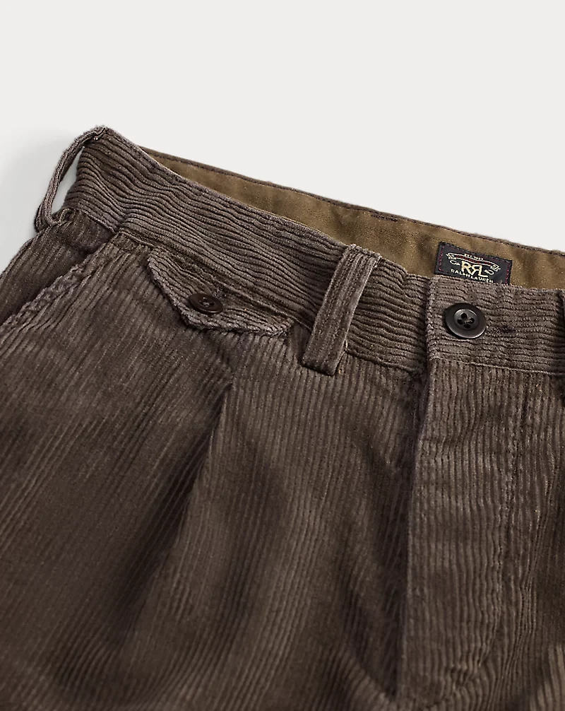 Pleated Corduroy Pant