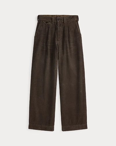 Pleated Corduroy Pant
