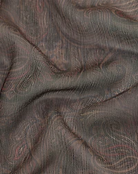 Paisley Silk Tie-Back Blouse