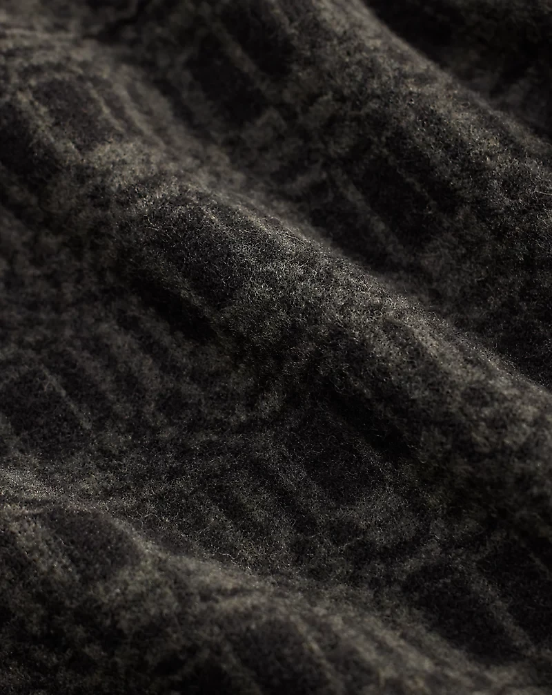 Wool-Blend Jacquard Cardigan