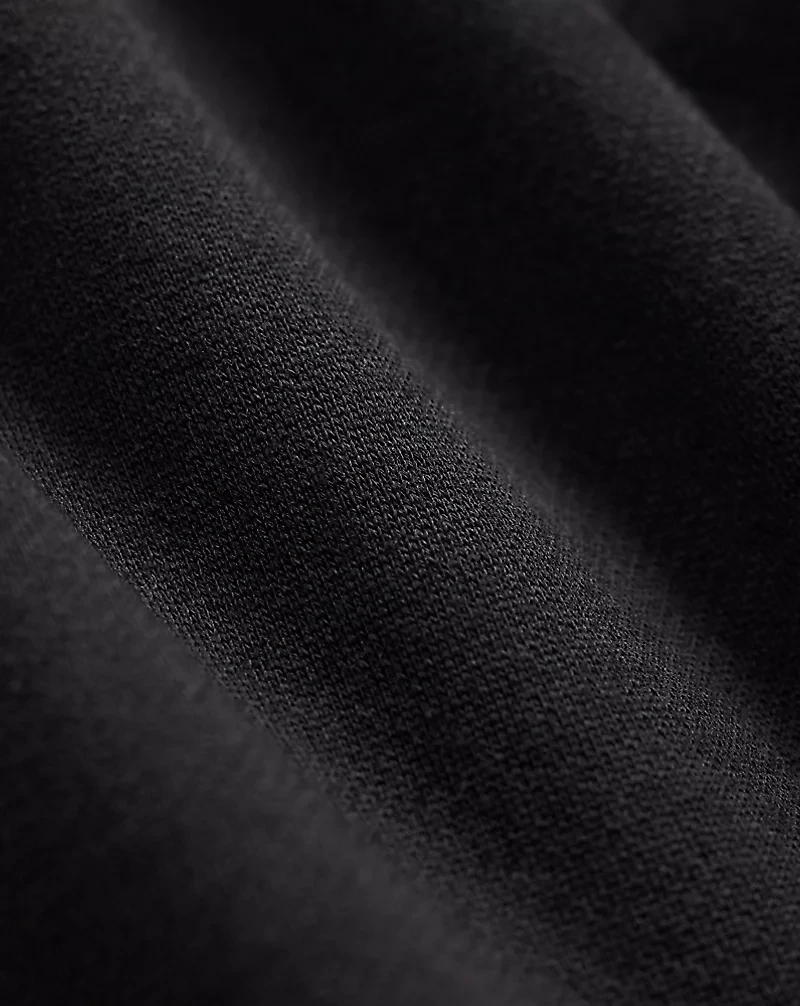 Faux-Shearling-Trim Knit Wool Jacket