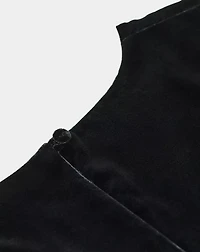 Bias-Cut Velvet Dress