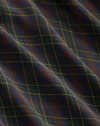 Checked Silk Georgette Dress