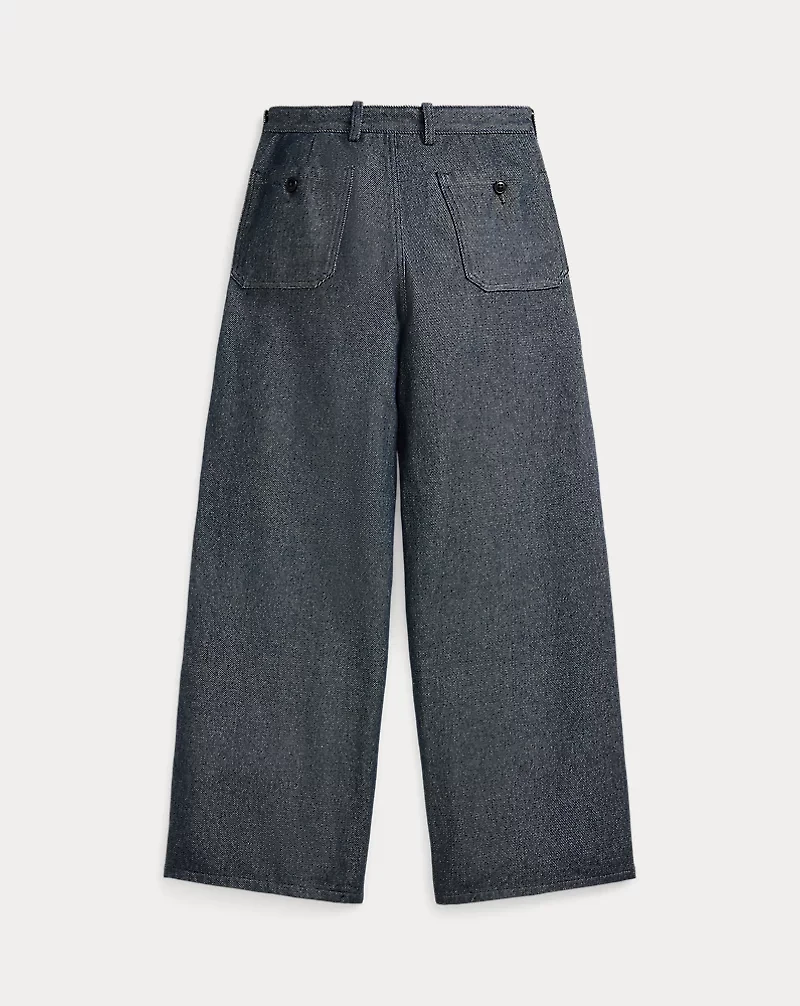 Denim Wide-Leg Trouser