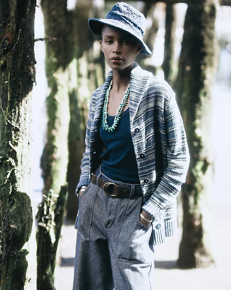 Denim Wide-Leg Trouser