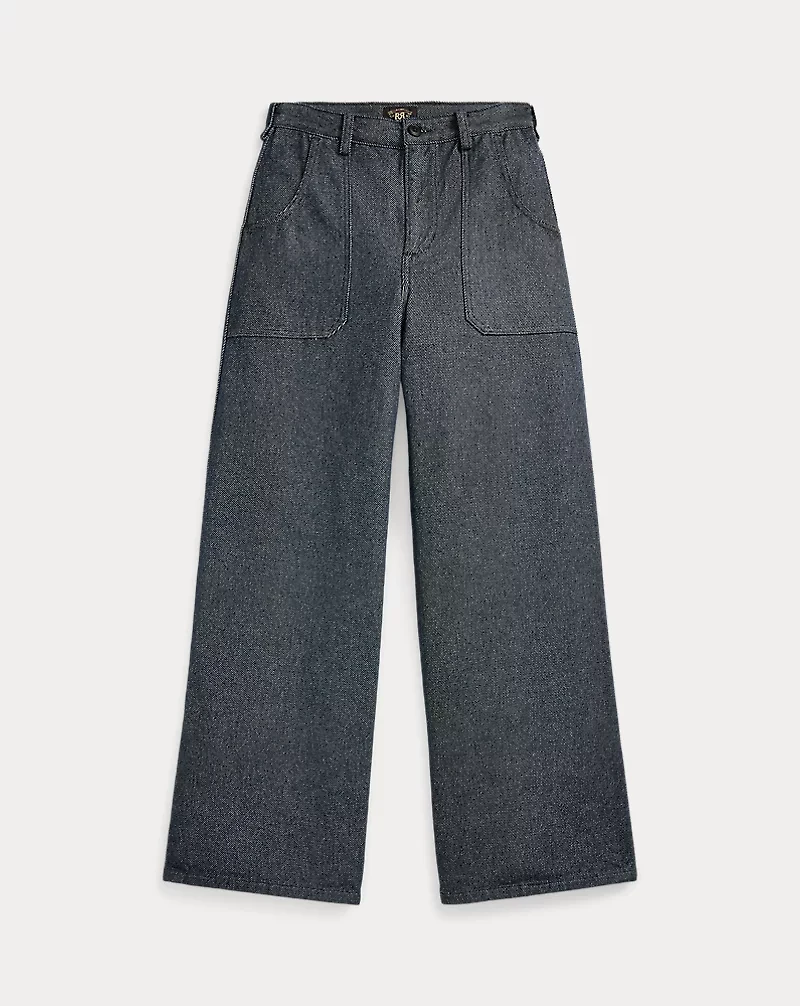 Denim Wide-Leg Trouser