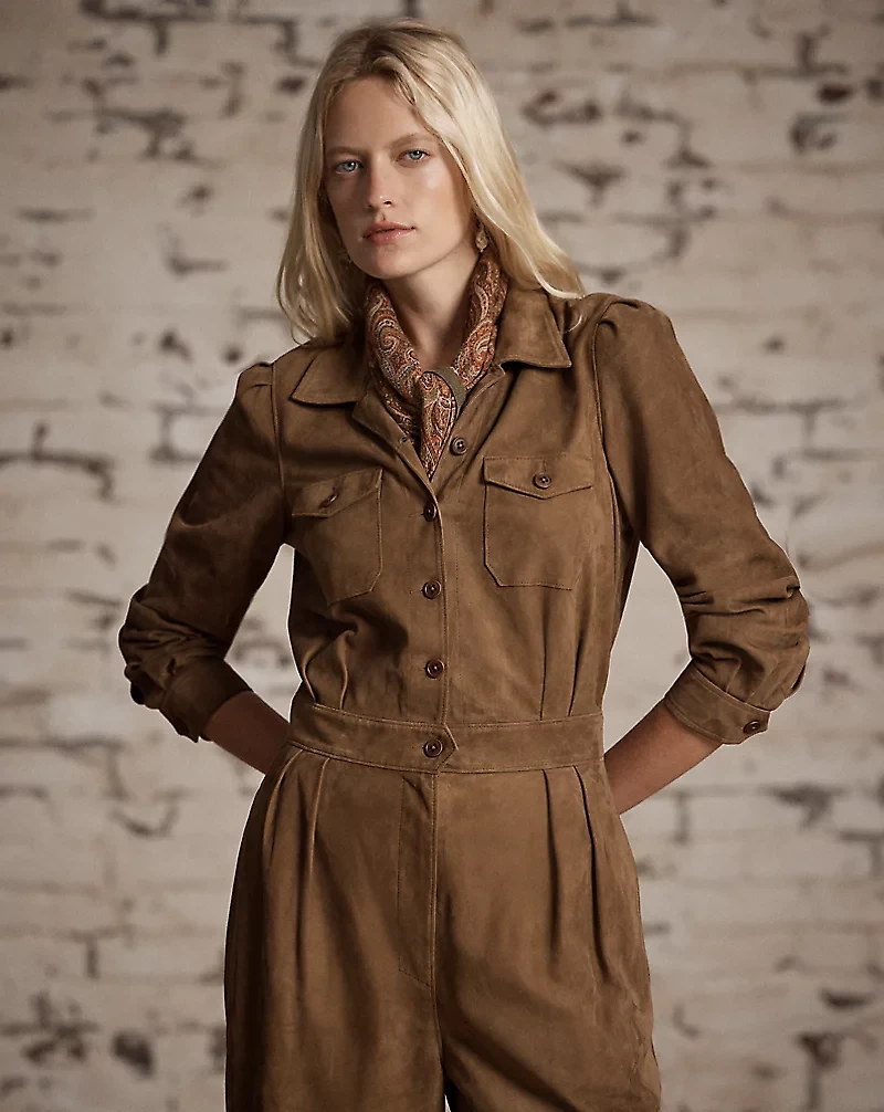 Suede Coverall