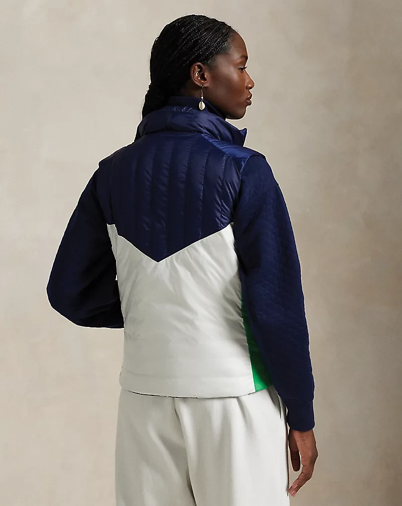 Reversible Channel-Quilted Ripstop Vest