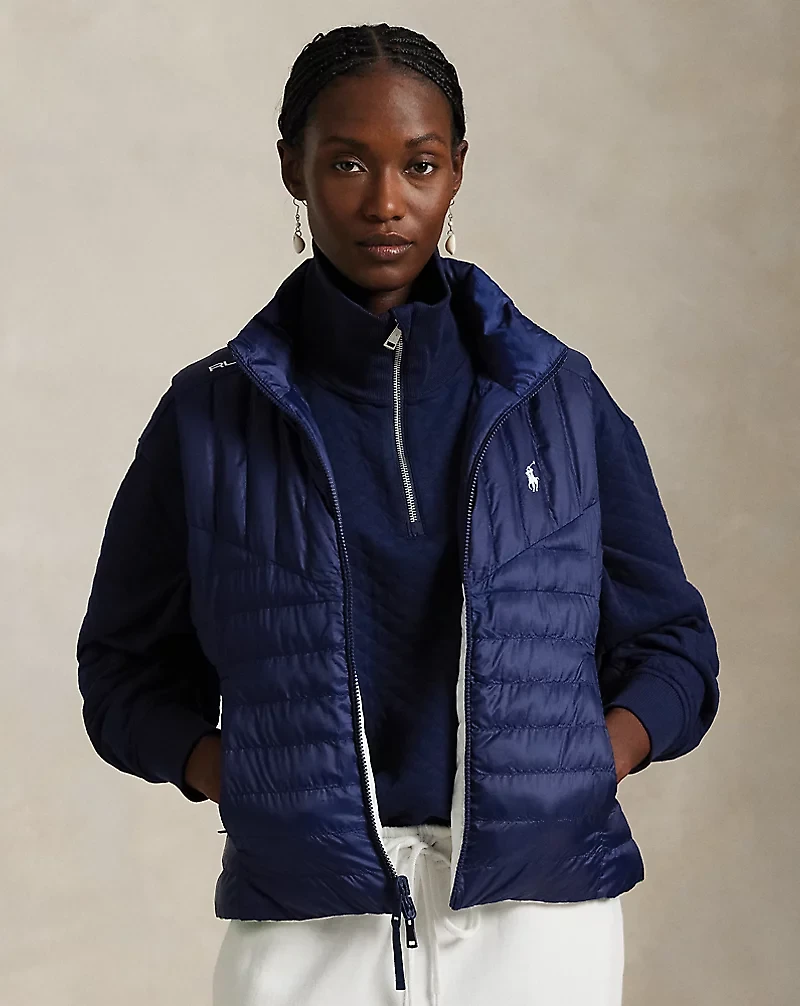 Reversible Channel-Quilted Ripstop Vest