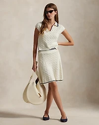 Performance Cable-Knit Skort