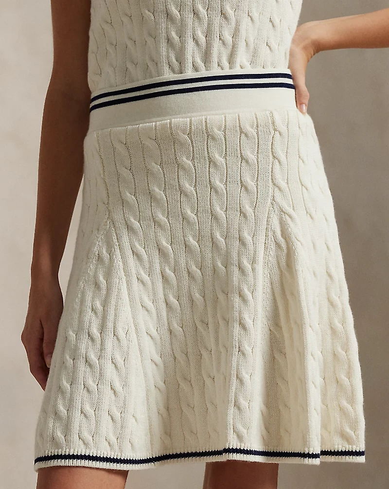 Performance Cable-Knit Skort