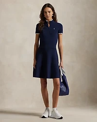 Knit Fit-and-Flare Dress