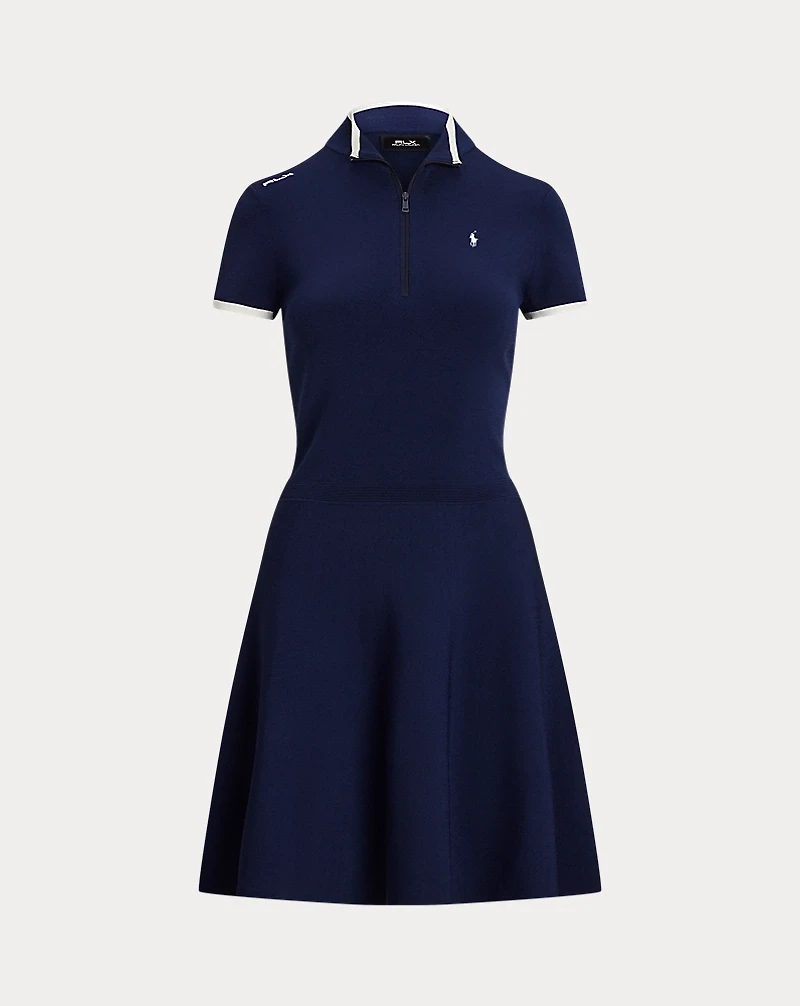 Knit Fit-and-Flare Dress