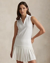 Tailored Fit Sleeveless Polo Shirt