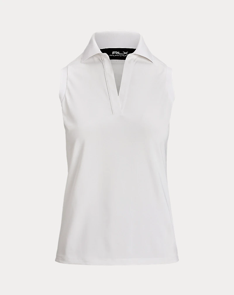 Tailored Fit Sleeveless Polo Shirt