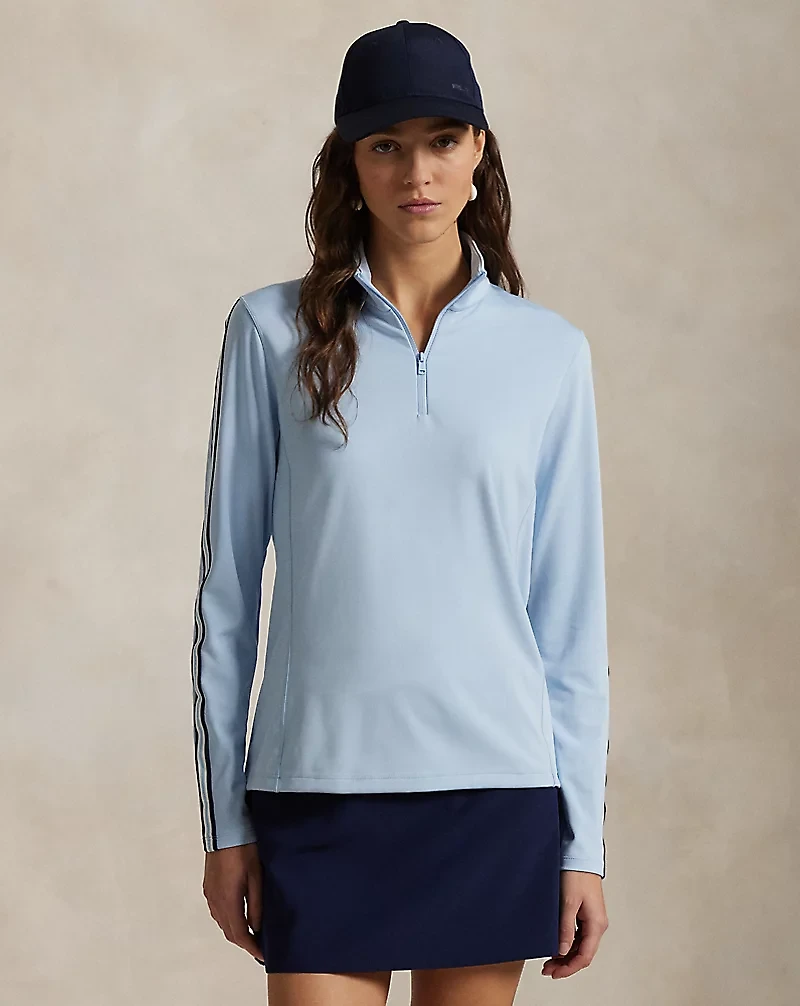 Tailored Fit Interlock Quarter-Zip