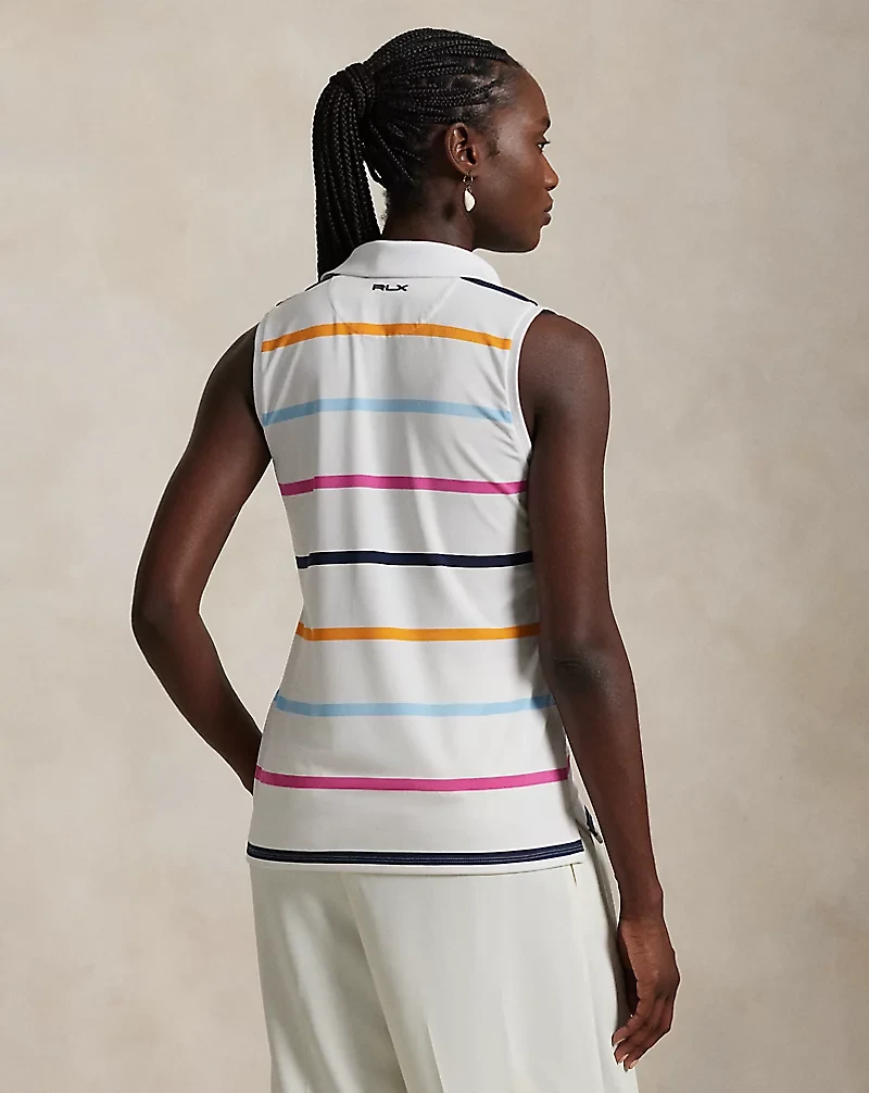 Tailored Fit Sleeveless Polo Shirt