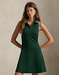 Stretch Piqué Sleeveless Dress
