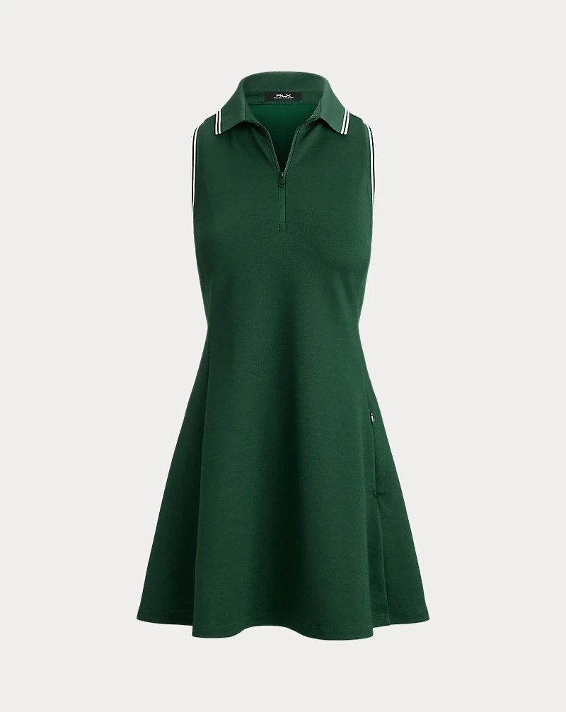 Stretch Piqué Sleeveless Dress