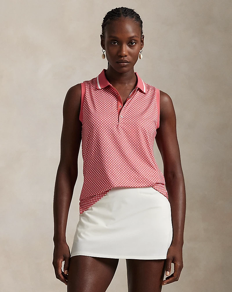 Tailored Fit Sleeveless Polo Shirt