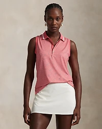Tailored Fit Sleeveless Polo Shirt
