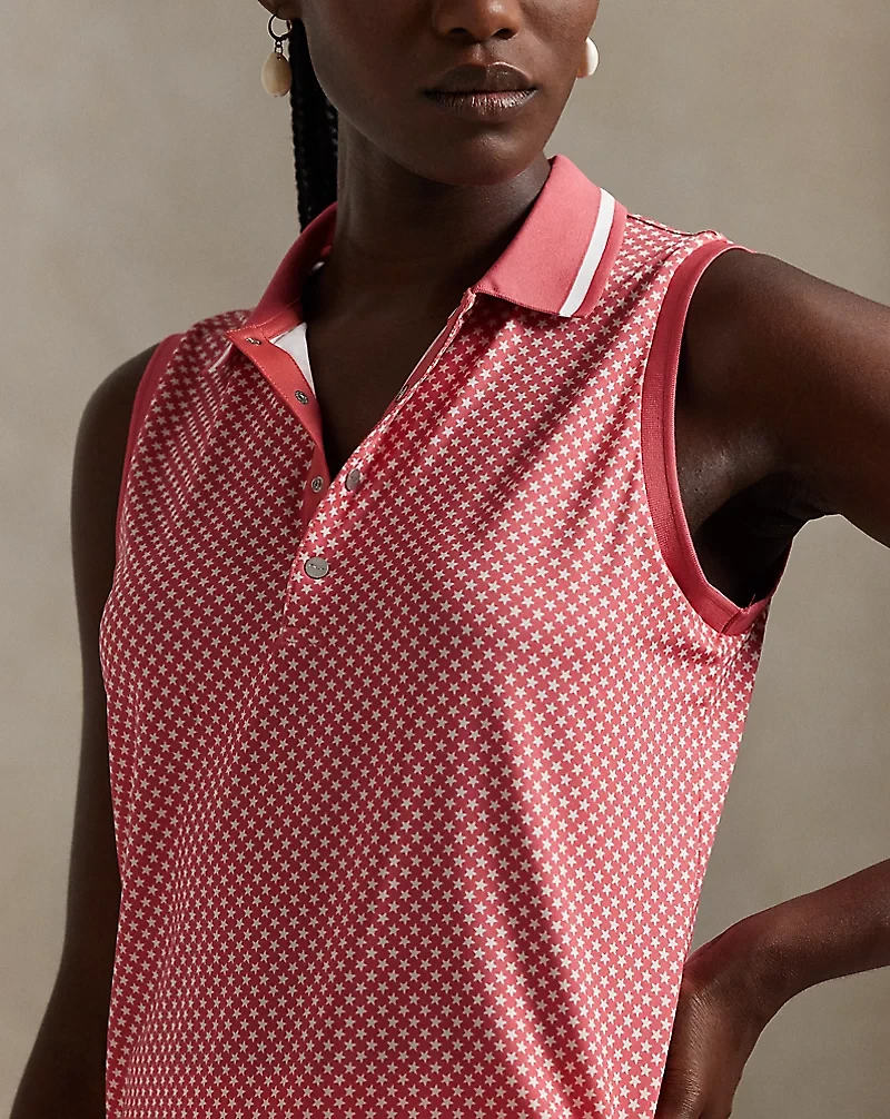 Tailored Fit Sleeveless Polo Shirt