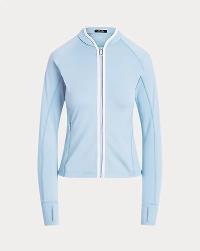 Stretch Jersey Full-Zip Jacket