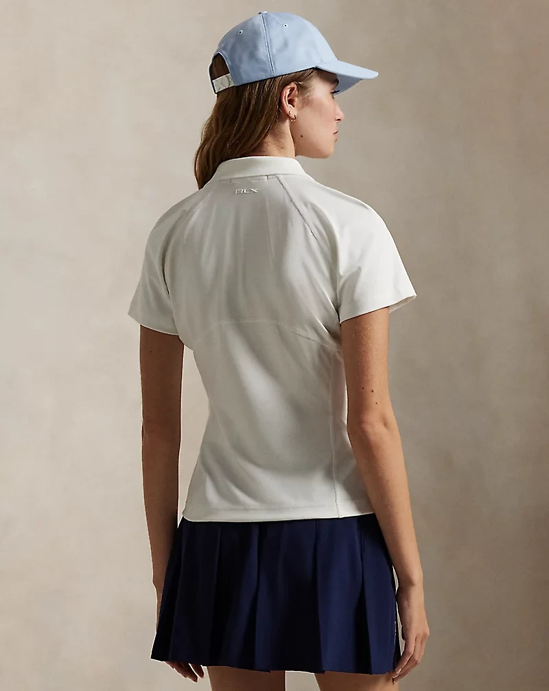 Slim Fit Quarter-Zip Polo Shirt