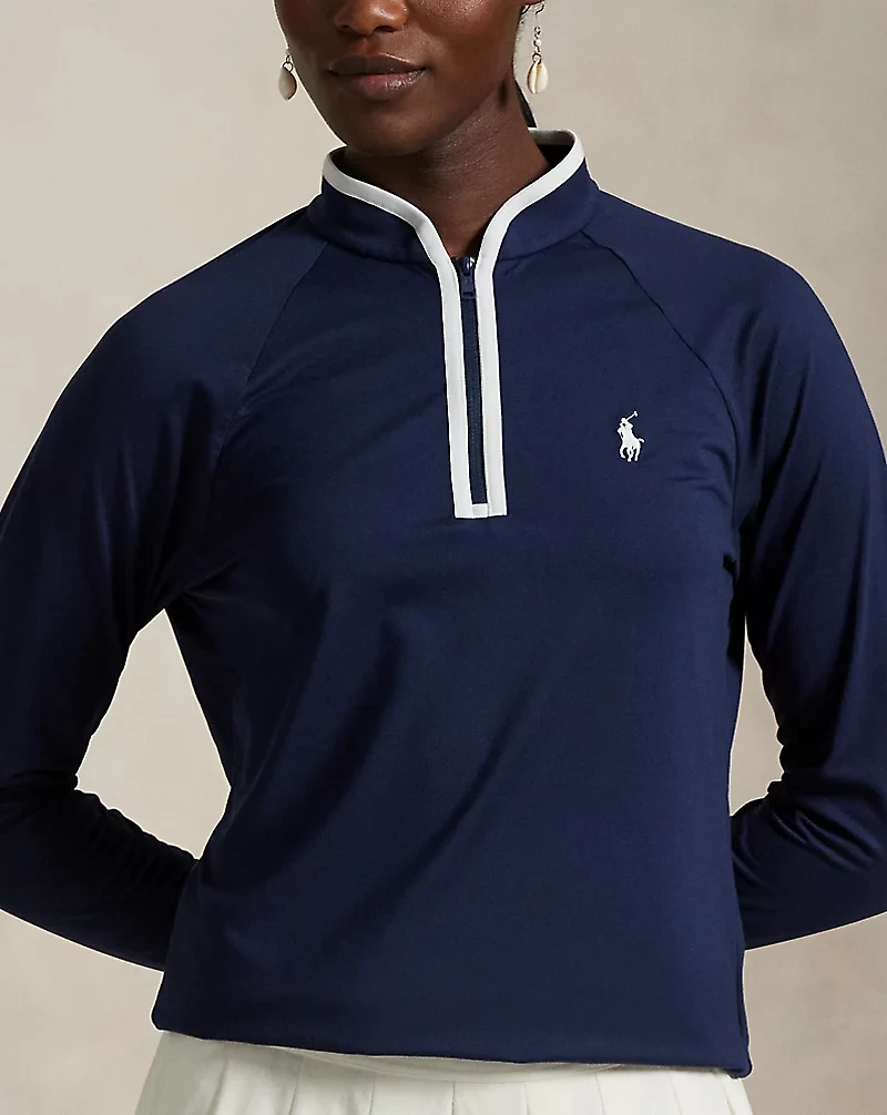 Stretch Jersey Quarter-Zip
