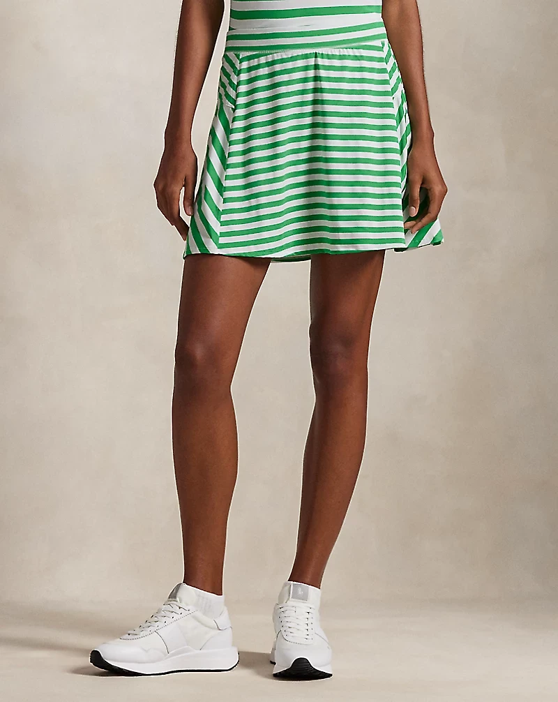 16" Striped A-Line Skort