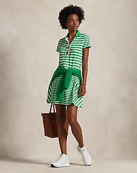 16" Striped A-Line Skort